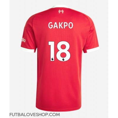 Dres Liverpool Cody Gakpo #18 Domáci 2025-26 Krátky Rukáv Dres Liverpool Cody Gakpo #18 Domáci 2025-26 Krátky Rukáv
